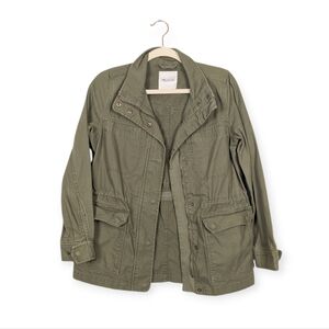 Madewell Desert Olive Canvas Dispatch Utility Jacket Size XS
